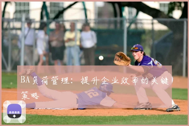 BA负荷管理：提升企业效率的关键策略